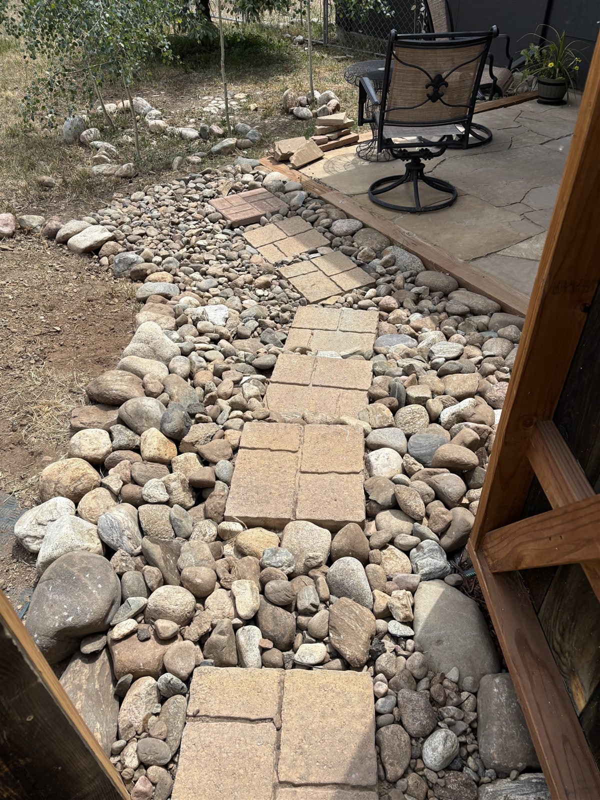 Hardscape patio and stonework in Summit County, Colorado